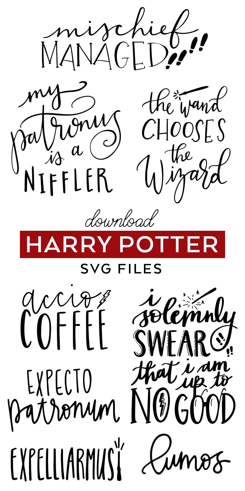 Harry Potter SVG Files - Cricut & Silhouette Cut Files - Pineapple