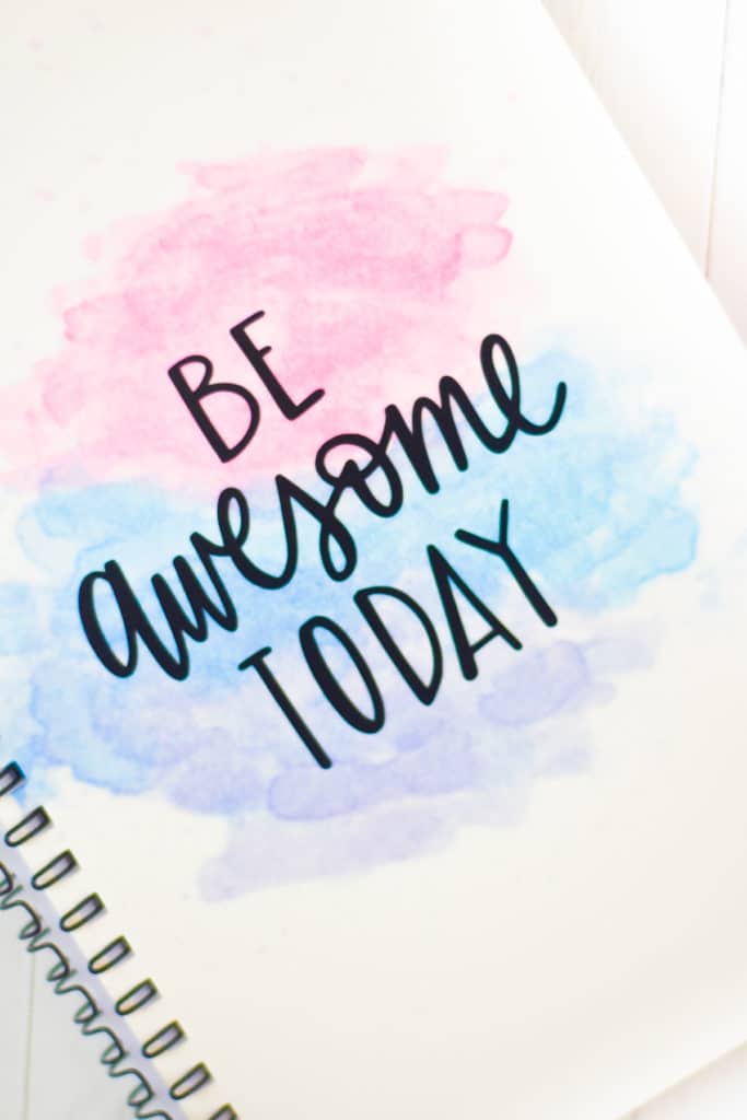 How to Make your Own Inspirational Notebook with Cricut Infusible Ink by Pineapple Paper Co.