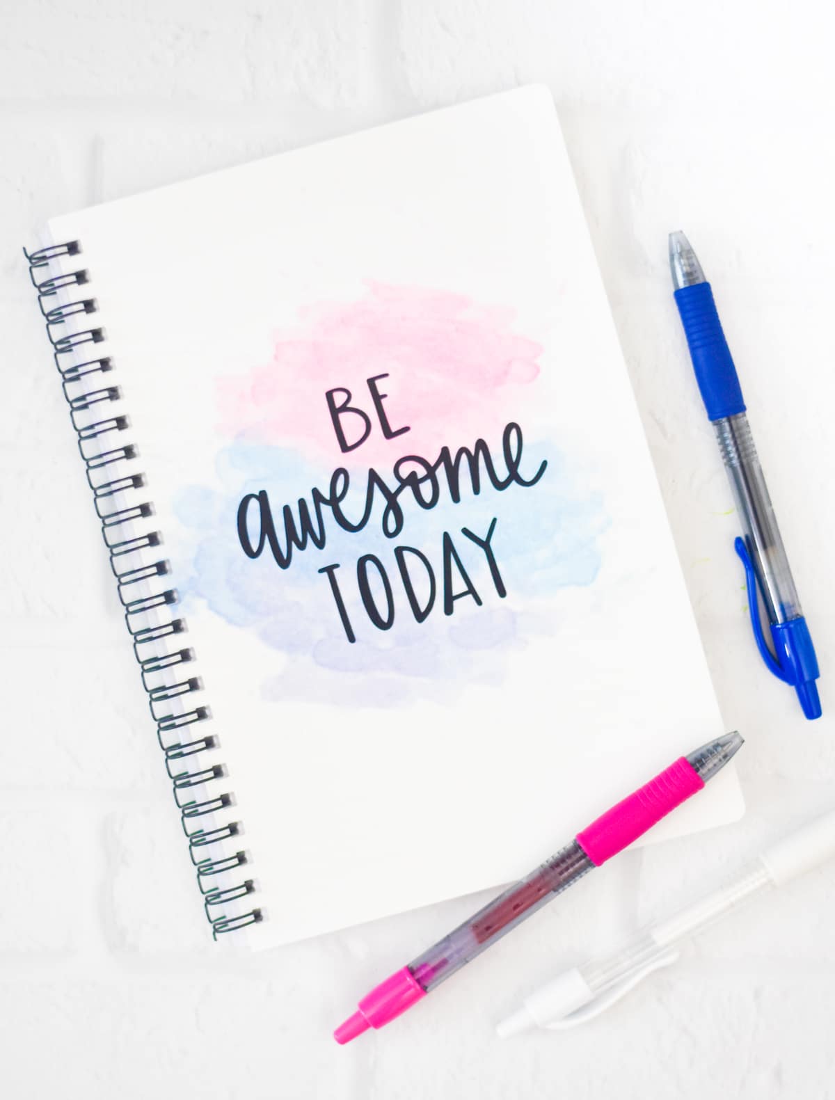 How to Make your Own Inspirational Notebook with Cricut Infusible Ink by Pineapple Paper Co.