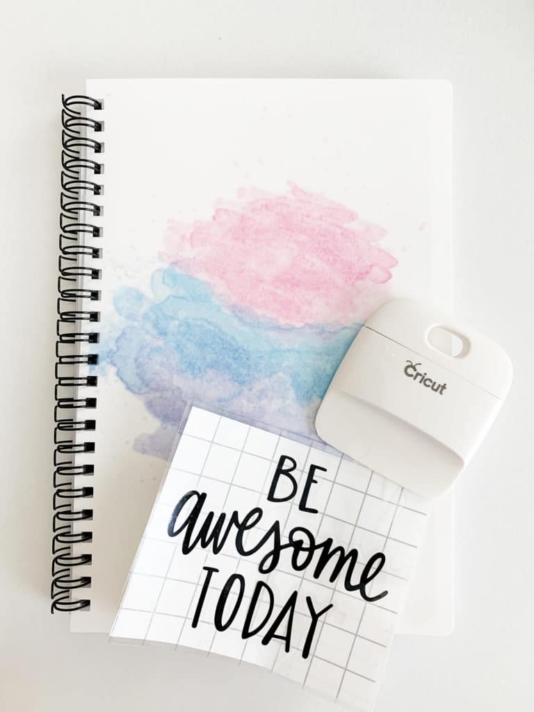 How to Make your Own Inspirational Notebook with Cricut Infusible Ink by Pineapple Paper Co.