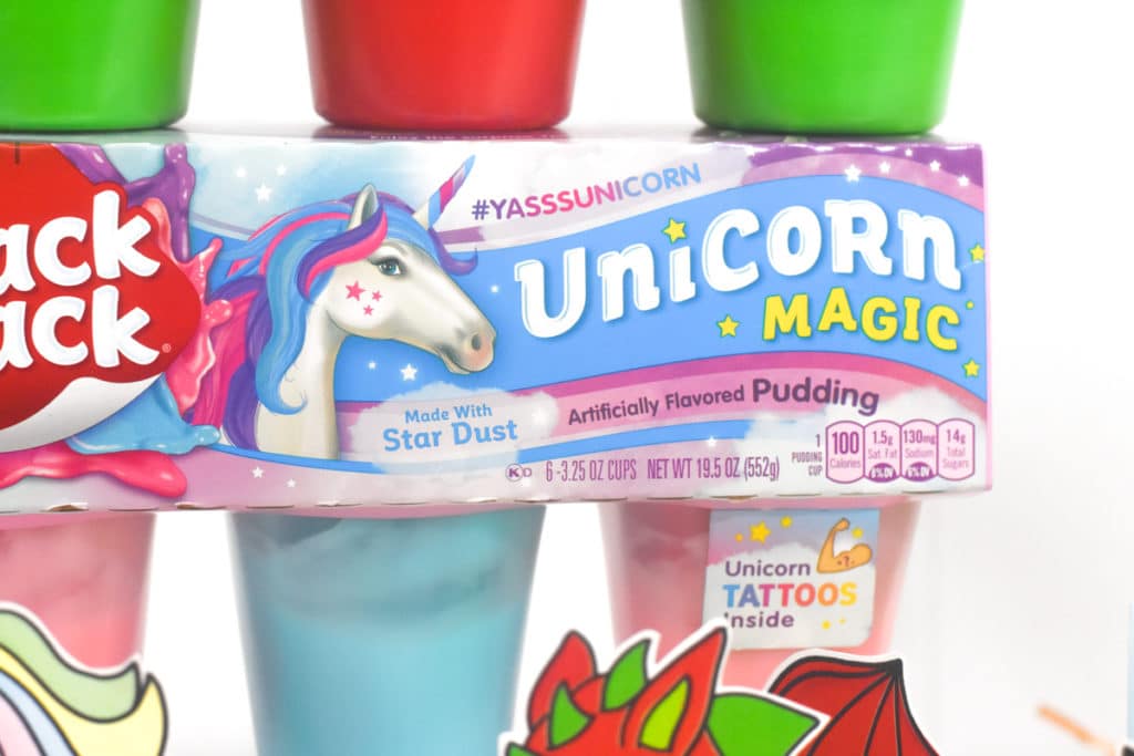 Unicorn & Dragon Snack Pack Free Printables by Pineapple Paper Co.