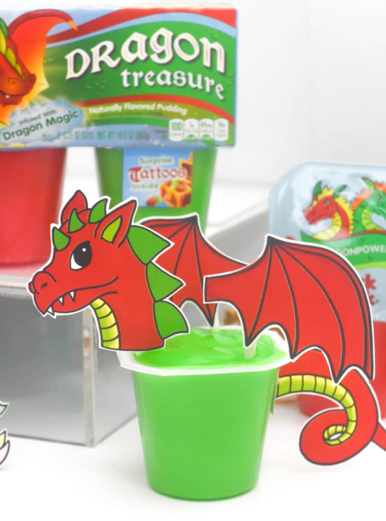 Unicorn & Dragon Snack Pack Free Printables by Pineapple Paper Co.
