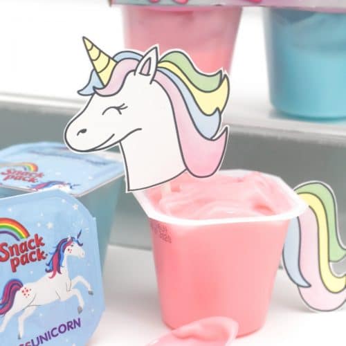 Unicorn & Dragon Snack Pack Free Printables by Pineapple Paper Co.