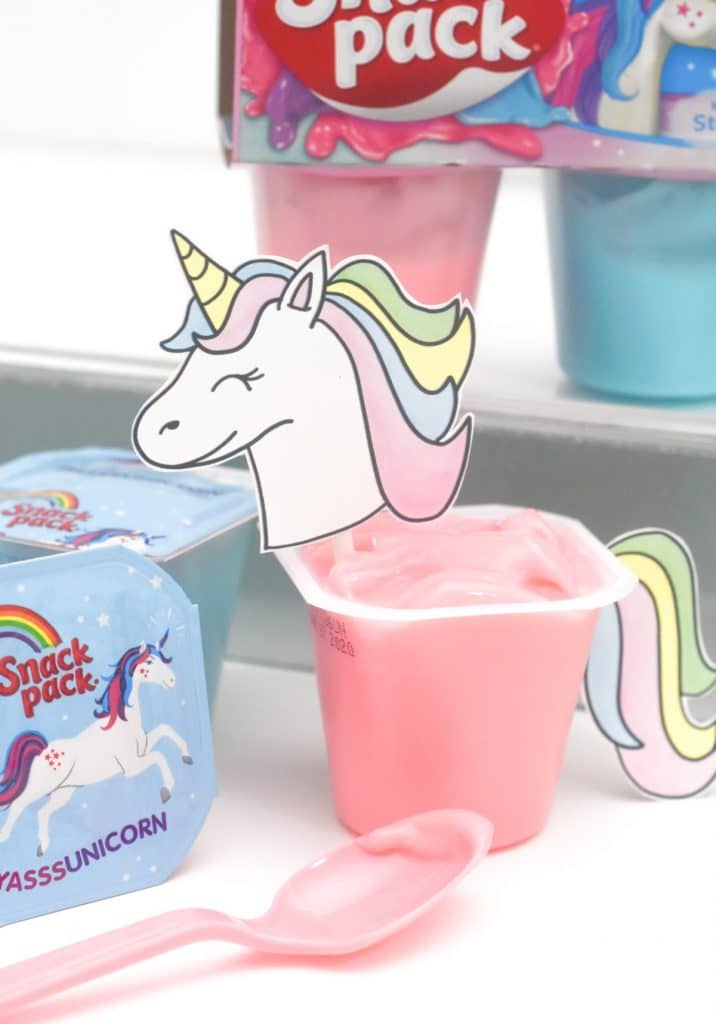 Unicorn & Dragon Snack Pack Free Printables by Pineapple Paper Co.
