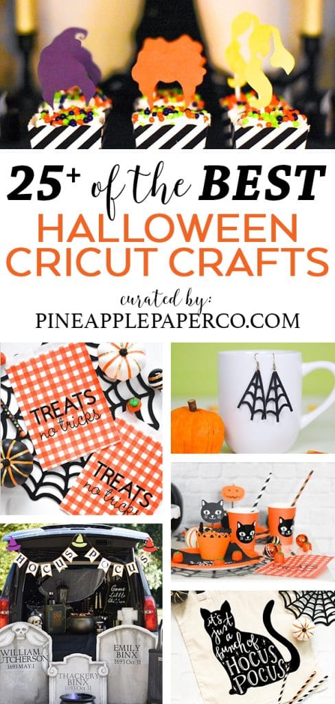 Best Cricut Halloween Projects & Crafts curated by Pineapple Paper Co.