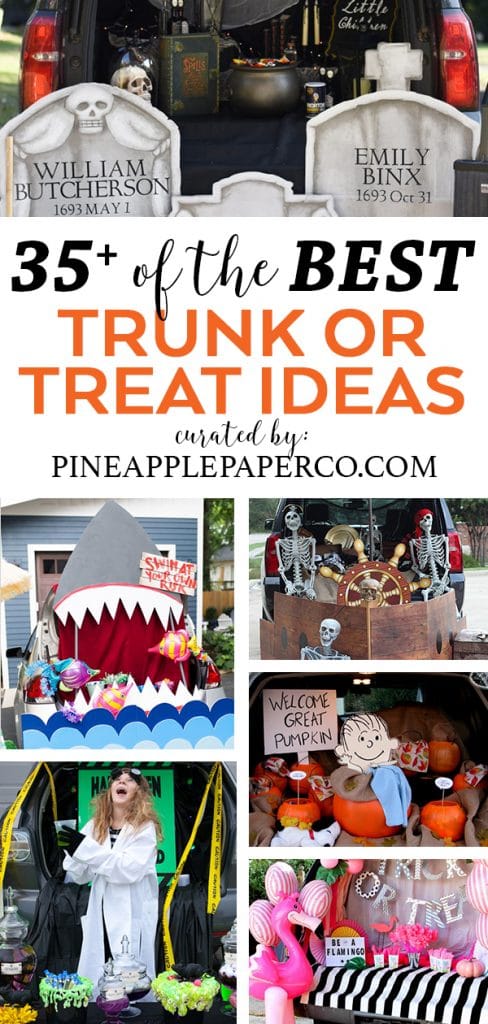 The BEST Trunk or Treat Ideas curated by Pineapple Paper Co.