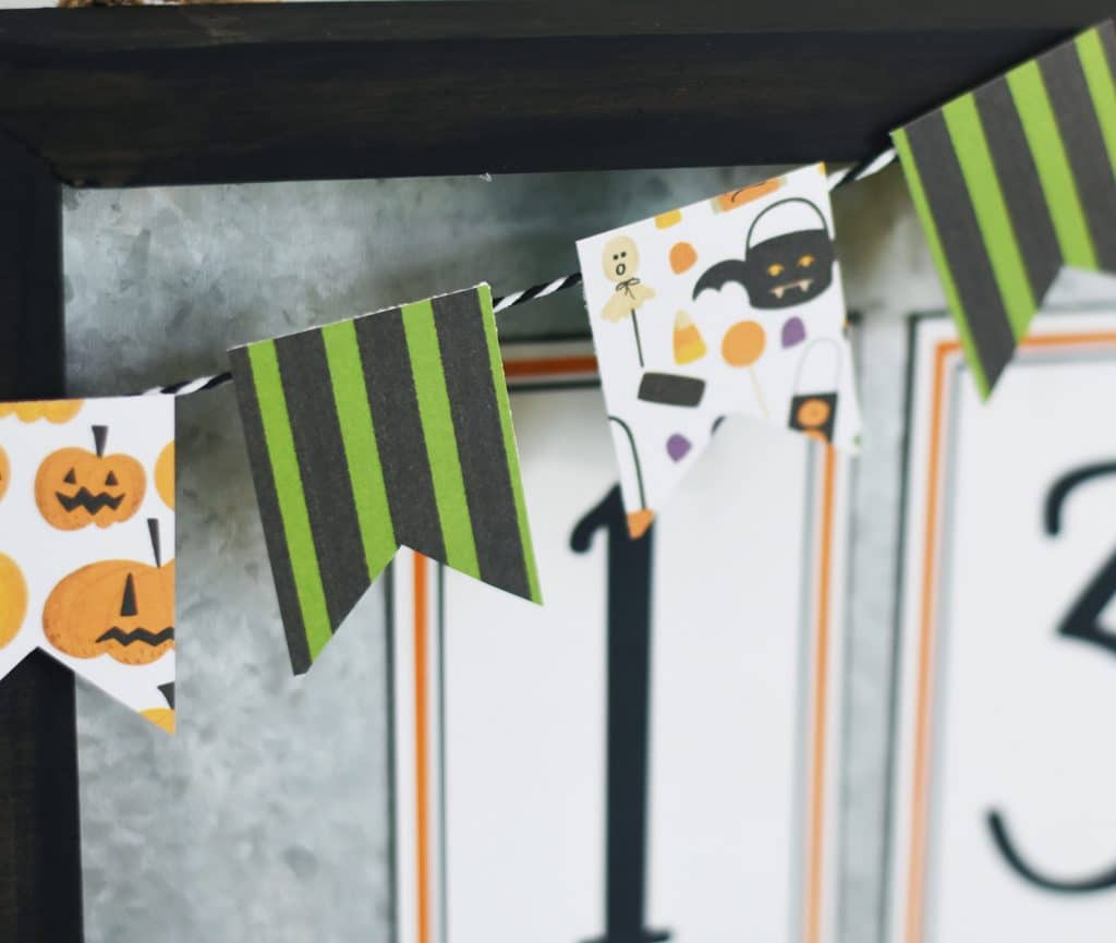 Free Printable Numbers to Make a DIY Halloween Countdown Calendar with Cricut & Xyron by Pineapple Paper Co.