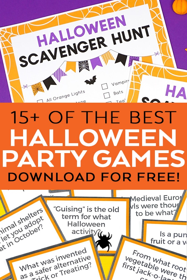 10 Printable Games For Your Adult Halloween Party Time For A Game | vlr ...