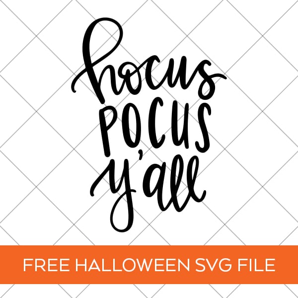 Make a Hocus Pocus T Shirt with a Free Hocus Pocus Y'all SVG by Pineapple Paper Co.