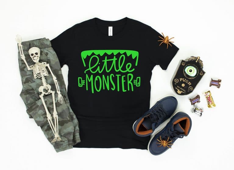 Free Little Monster Halloween SVG File