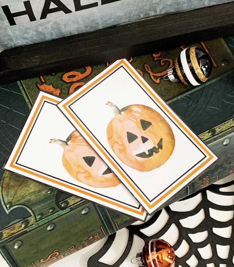 Free Printable Numbers to Make a DIY Halloween Countdown Calendar with Cricut & Xyron by Pineapple Paper Co.