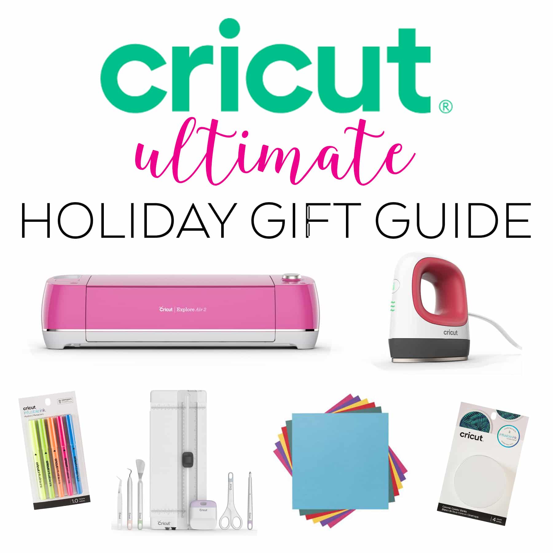 Cricut Christmas and Holiday Gift Ideas from Pineapple Paper Co.