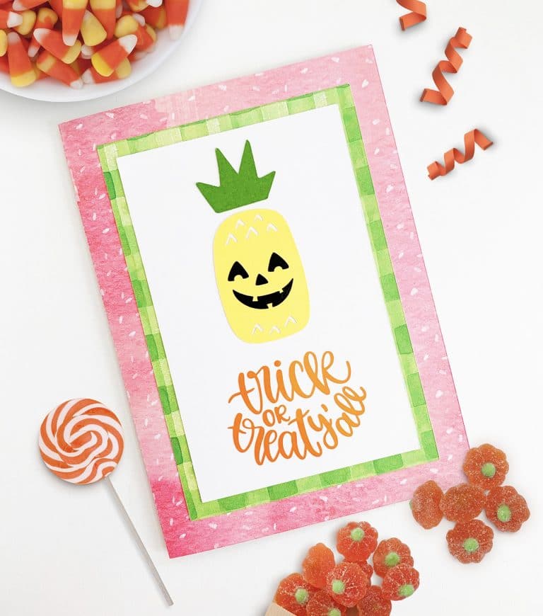 Handmade Halloween Cards with the Cricut Machine