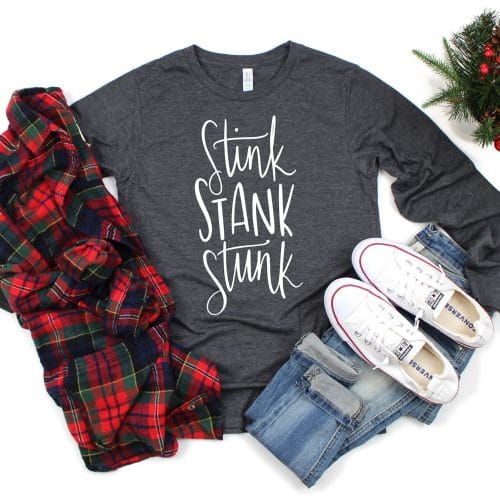 Stink Stank Stunk Grinch SVG Free by Pineapple Paper Co.