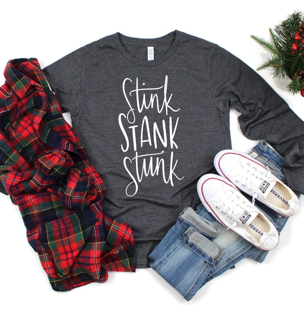 Stink Stank Stunk Grinch SVG Free by Pineapple Paper Co.