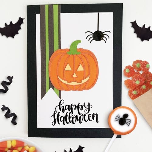 Handmade Halloween Cards with your Cricut machine by Pineapple Paper Co.