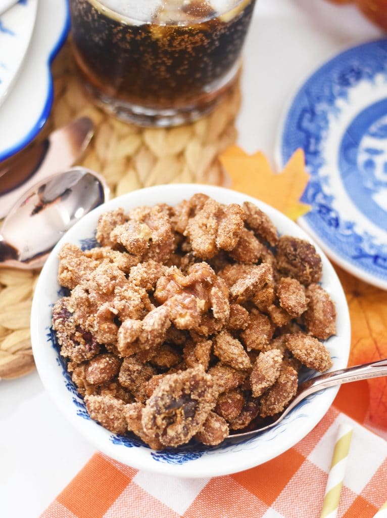 Spiced Nuts Recipe for the Holidays by Pineapple Paper Co.