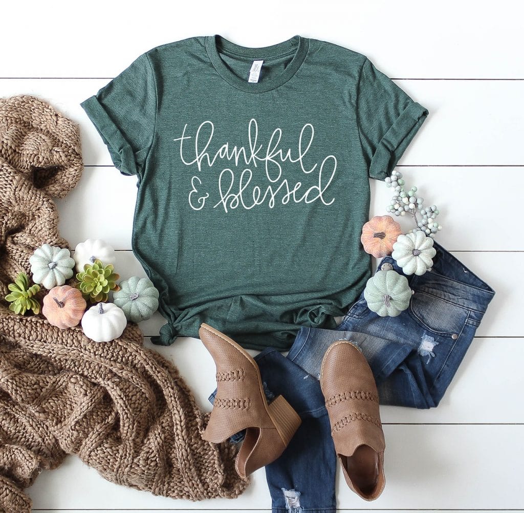 Thankful and Blessed SVG Free by Pineapple Paper Co.