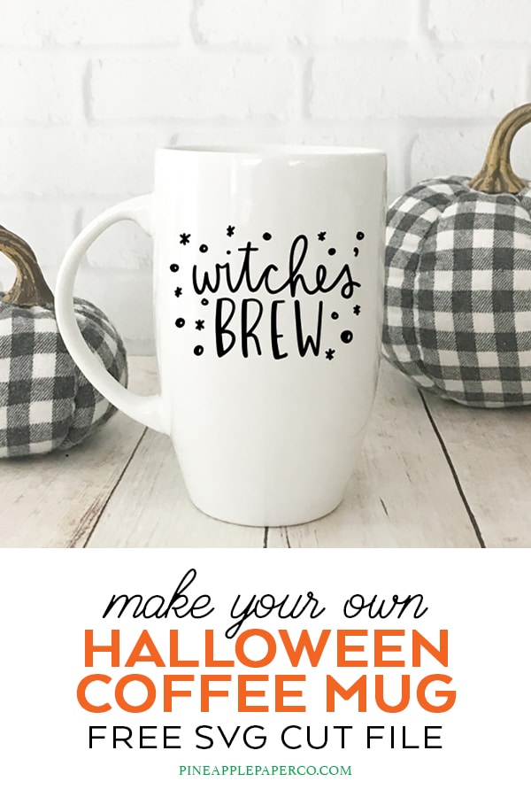 Free Witches' Brew Halloween SVG Cut File for Cricut & Silhouette by Pineapple Paper Co.