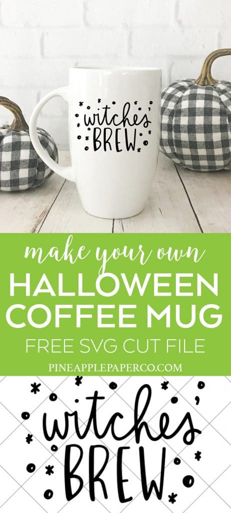 Free Witches' Brew Halloween SVG Cut File for Cricut & Silhouette by Pineapple Paper Co.