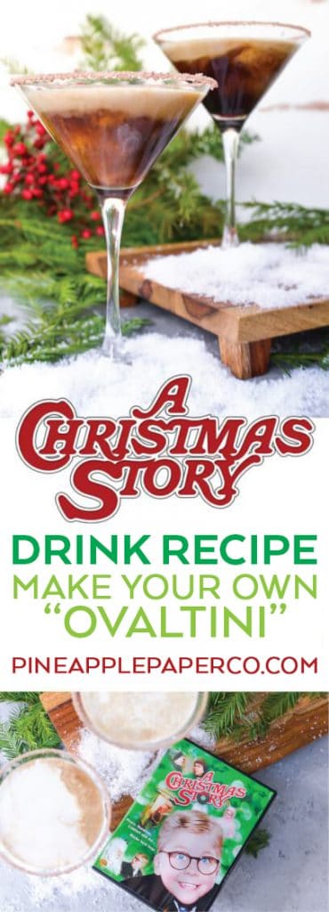 A Christmas Story Drink Recipe by Pineapple Paper Co.