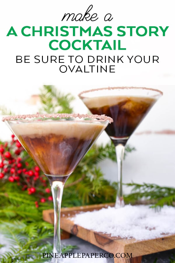 A Christmas Story Drink Recipe by Pineapple Paper Co.