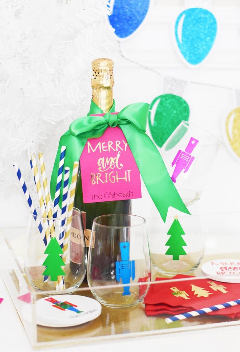 Personalized Christmas Hostess Gift Ideas with Cricut Explore Air 2