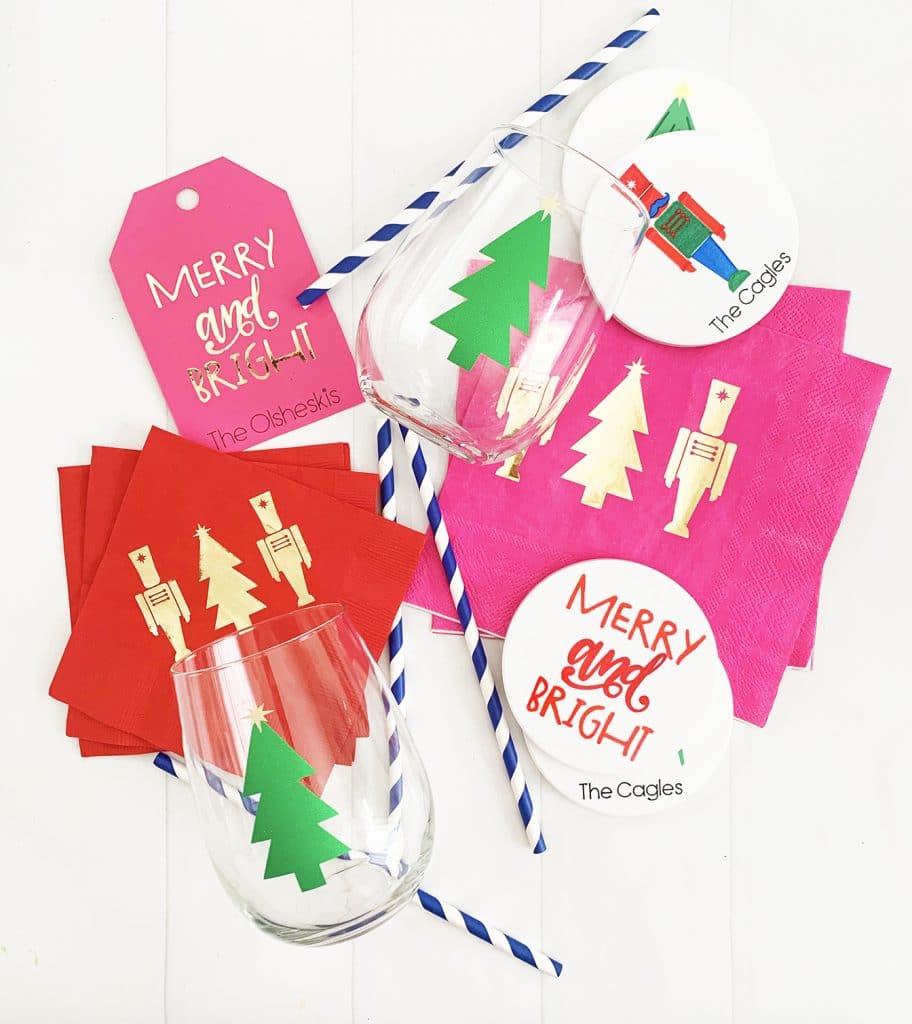 Make your Own Christmas Hostess Gift Ideas with Cricut by Pineapple Paper Co.