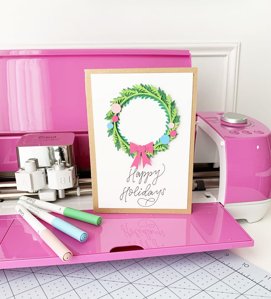 Make your own Handmade DIY Christmas Cards with Cricut by Pineapple Paper Co.
