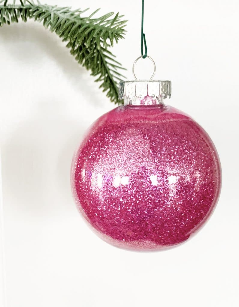 Quick and Easy Glitter Ornaments including the BEST GLUE EVER by Pineapple Paper Co.