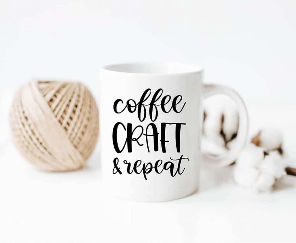 Free Crafting SVG to Make your Own Mug for Cricut & Silhouette by Pineapple Paper Co.