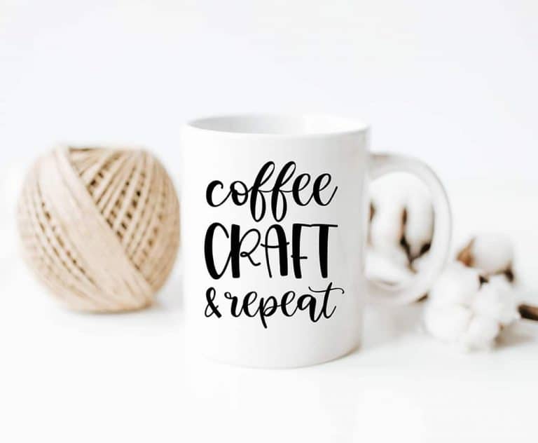 Make your Own Crafting Mug with a Free SVG