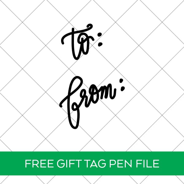 Cricut Gift Tag with Free SVG by Pineapple Paper Co.