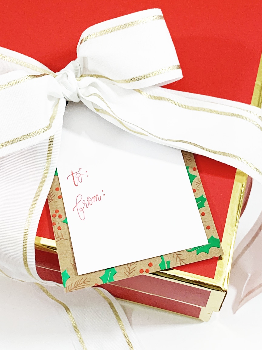 Cricut Gift Tag with Free SVG by Pineapple Paper Co.