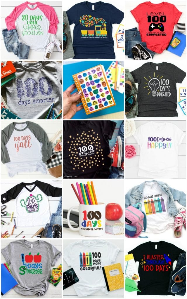 100 days of school shirt with Free Countdown to Summer SVG File by Pineapple Paper Co.