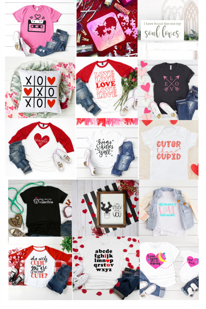 15 Valentine SVG Files for Cricut and Silhouette with Hugs & Kisses Y'all by Pineapple Paper Co.