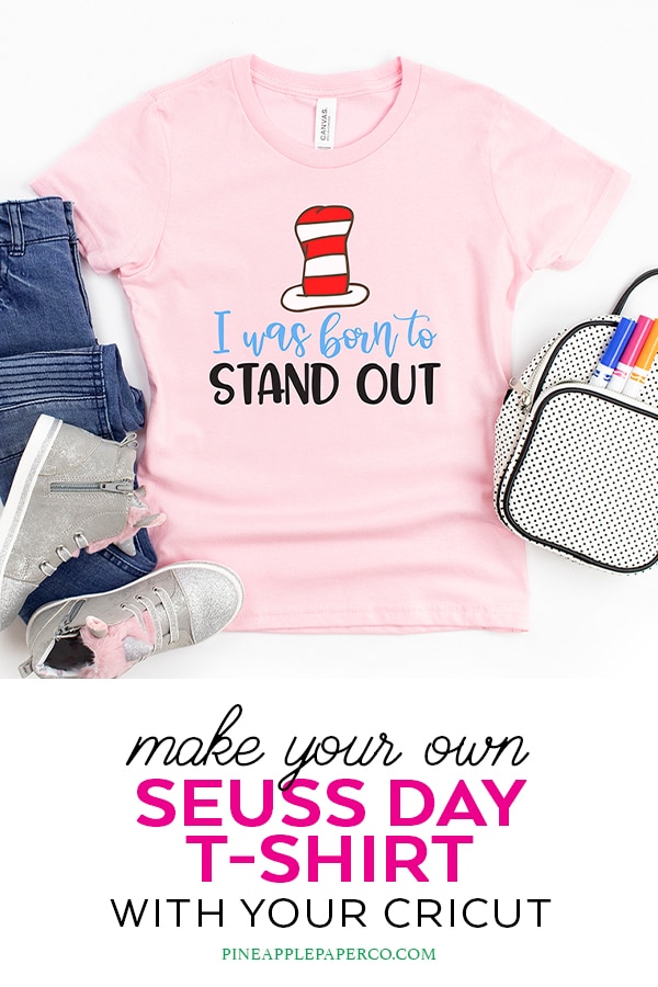 Free Dr. Seuss Quote SVG Born to Stand Out by Pineapple Paper Co.