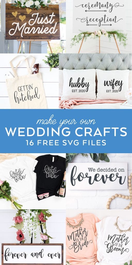 Free Gettin' Hitched Wedding SVG File by Pineapple Paper Co.