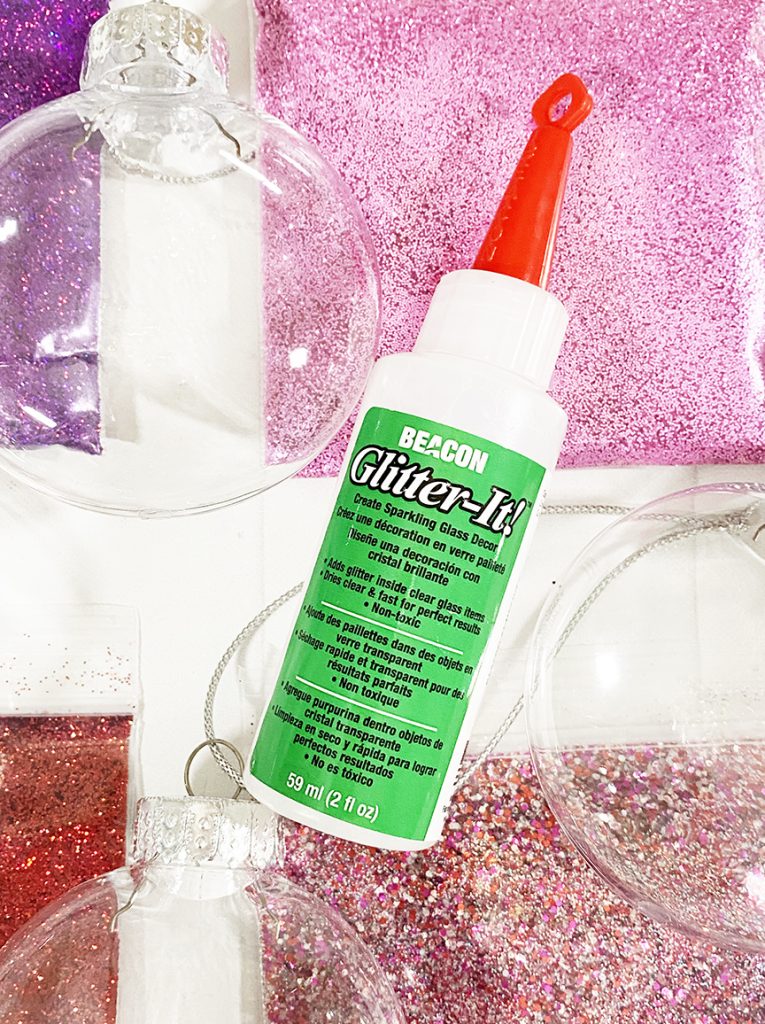 Beacon Glitter It for Glitter Ornaments for Valentine's Day