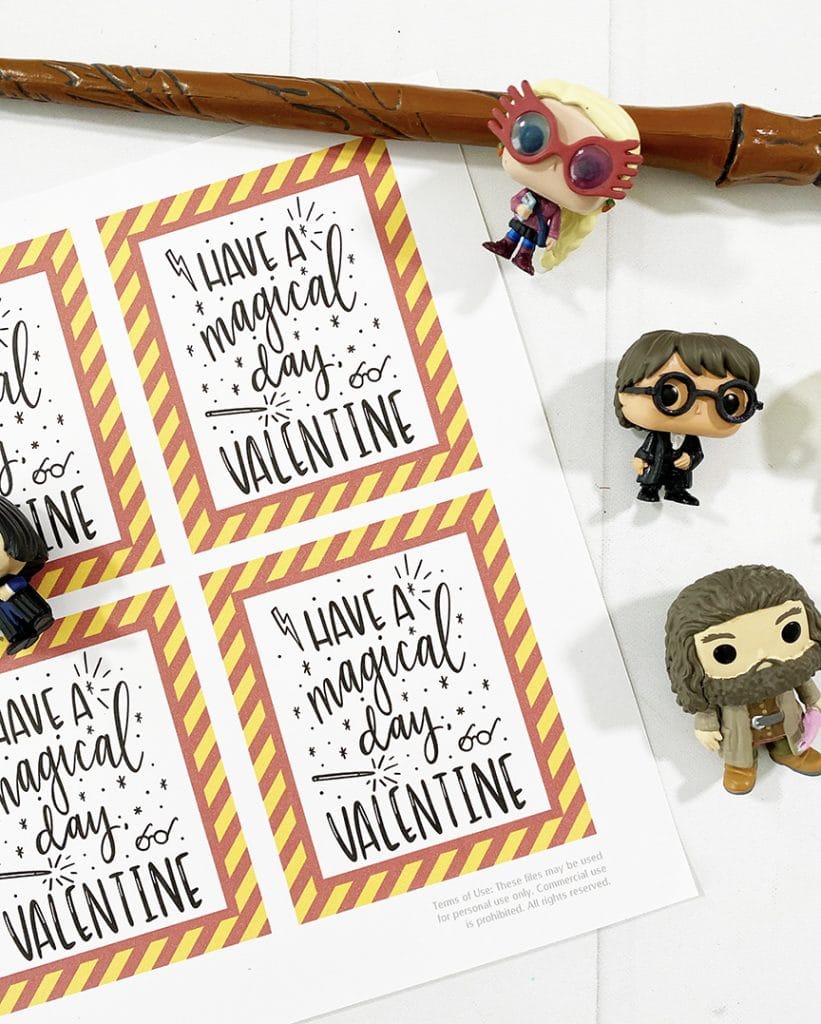 Harry Potter Valentines - Free Printable by Pineapple Paper Co.