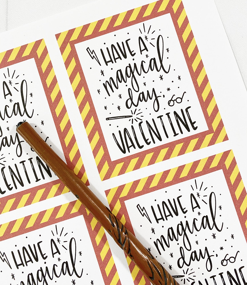 Harry Potter Valentines - Free Printable by Pineapple Paper Co.
