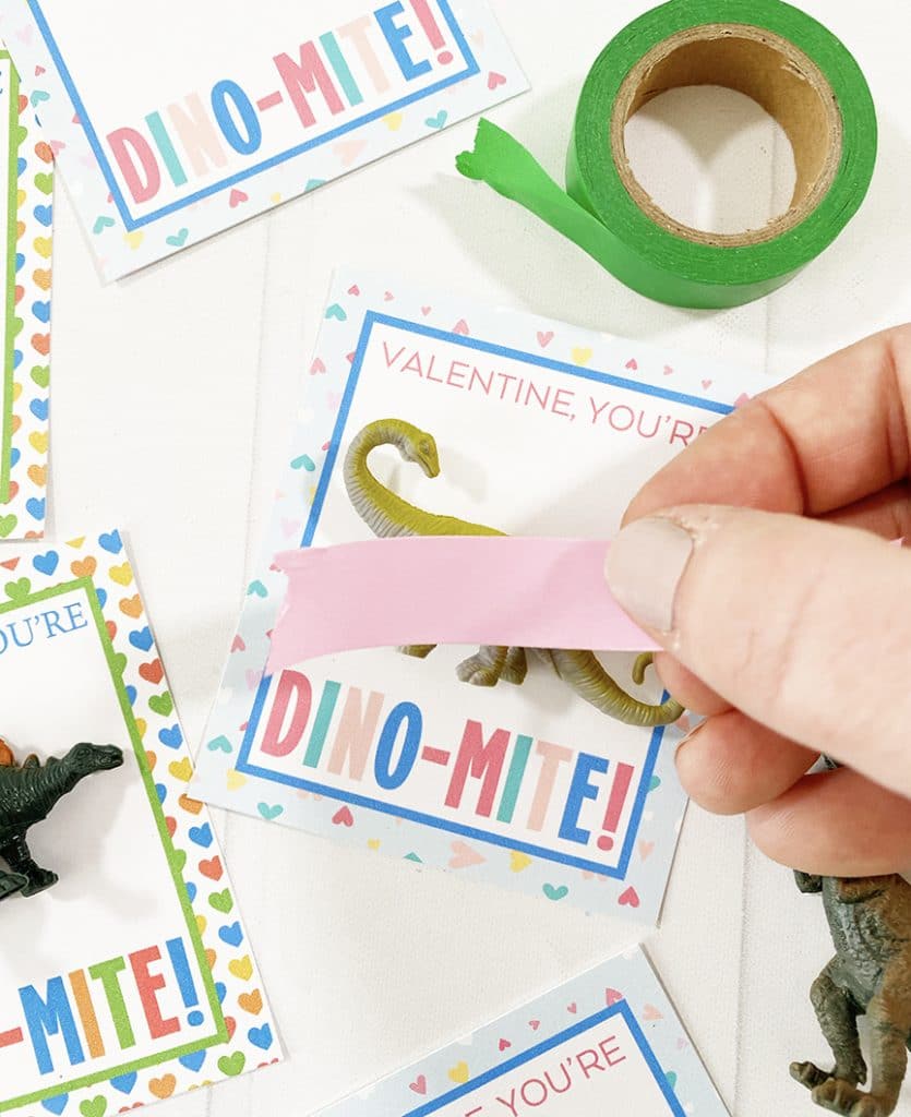 Free Printable Dinosaur Valentines for Kids by Pineapple Paper Co.