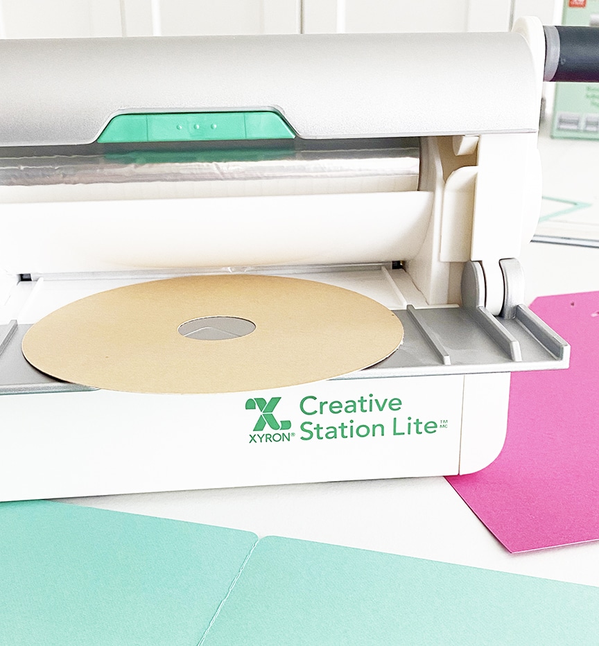 DIY Donut Birthday Invitations with your Cricut and Xyron Creative Station by Pineapple Paper Co.