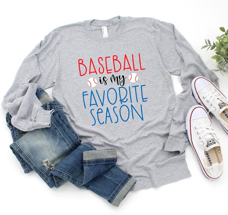 Baseball is my Favorite Season SVG File by Pineapple Paper Co.