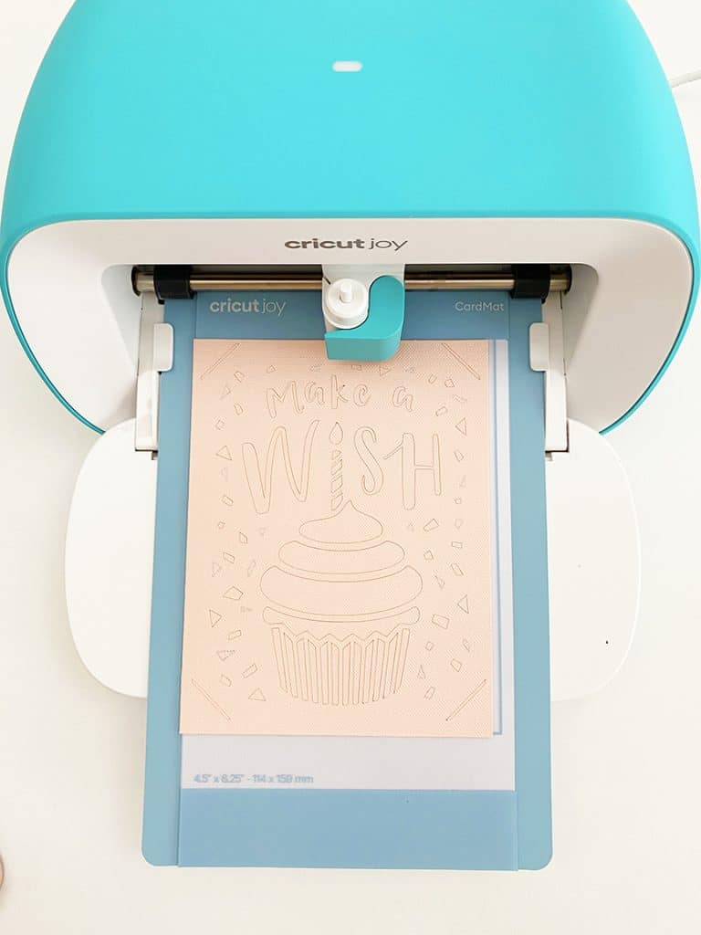 Cricut Joy Cutting Birthday Card