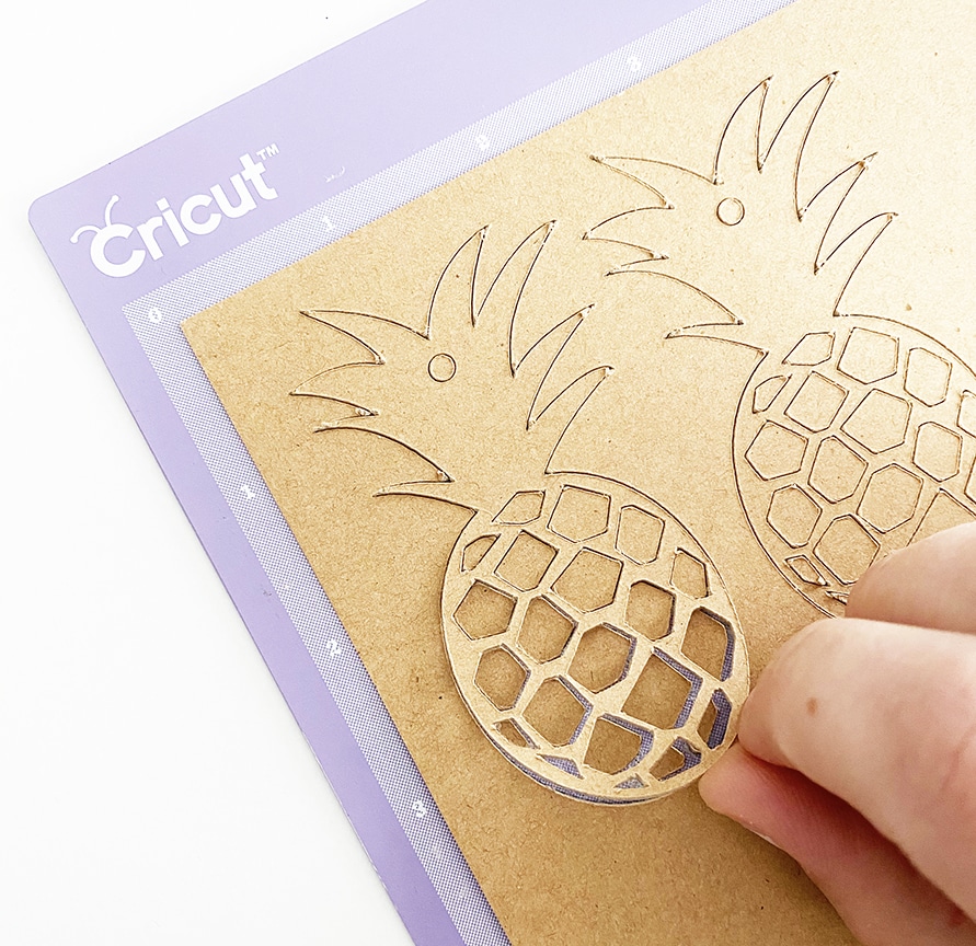 DIY Pineapple Earrings with Free Earring SVG Download by Pineapple Paper Co.