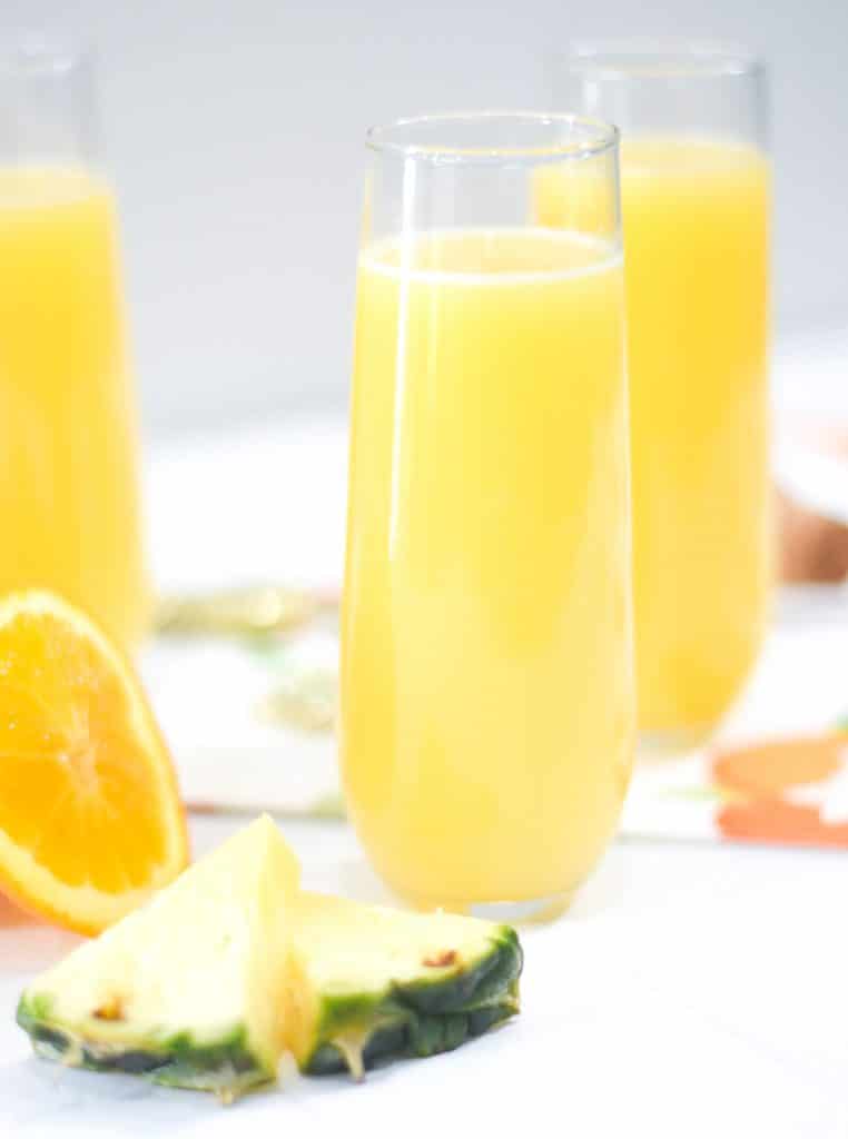 Easy Orange Pineapple Mimosa Recipe by Pineapple Paper Co.