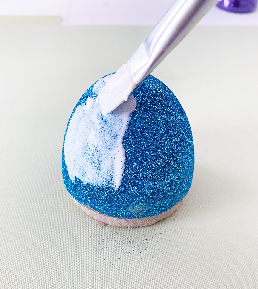 DIY Easy Glitter Easter Eggs by Pineapple Paper Co.