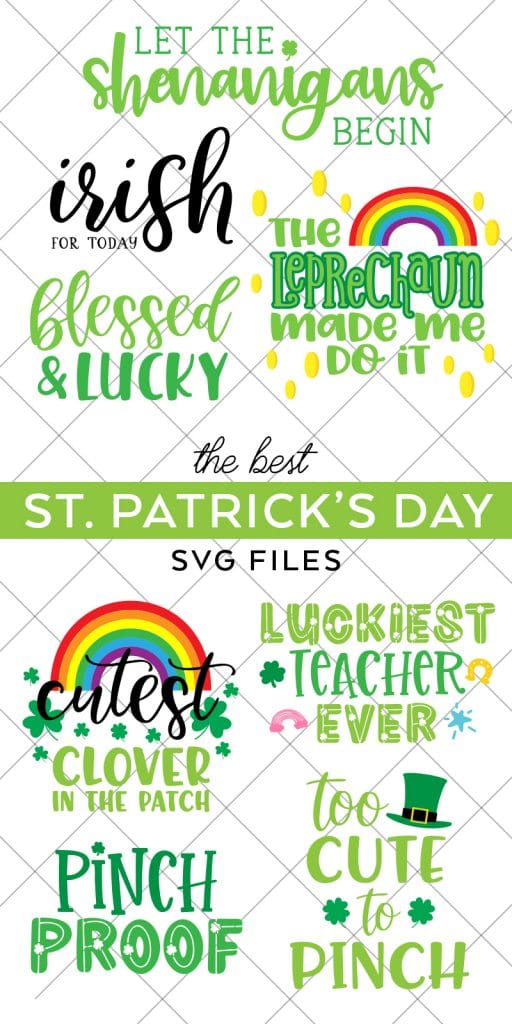 The BEST St. Patrick's Day SVG Files for Cricut & Silhouette by Pineapple Paper Co.