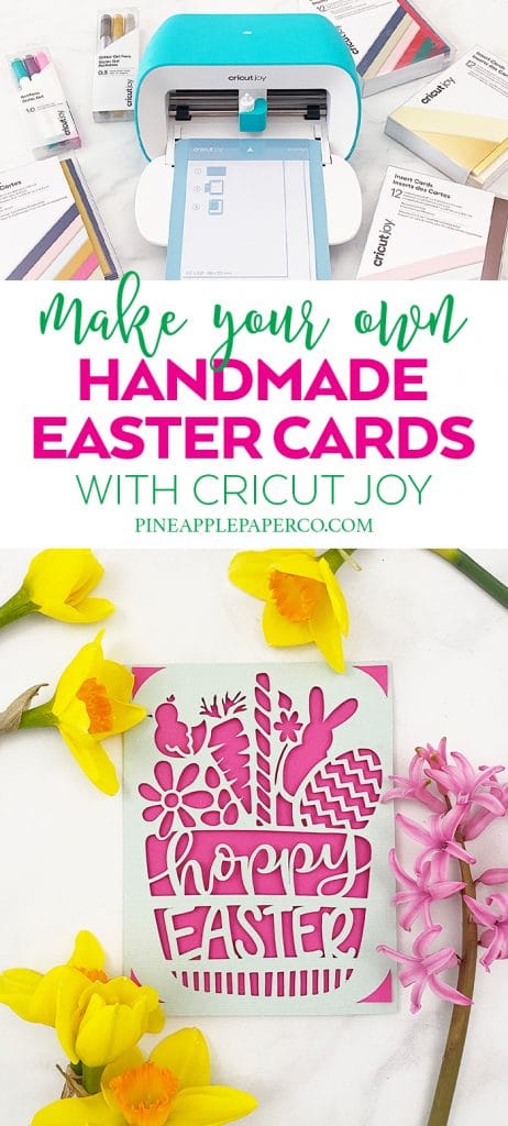 Make an Easy DIY Easter Card with Cricut Joy by Pineapple Paper Co.